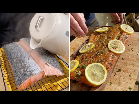 FISH RECIPE 🐟 3 ideas for frying salmon