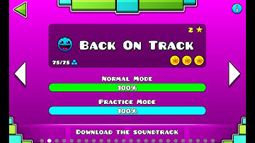 Geometry Dash Level 2(Back On Track)All 3 Coins