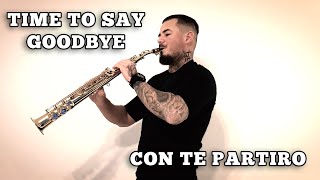 Time to say Goodbye [Con Te Partiro] - Saxophone cover by Mihai Andrei