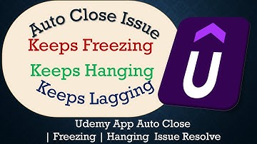How to Solve Udemy App Auto Close | Keeps Freezing | Not Responding Issue Solve on Android
