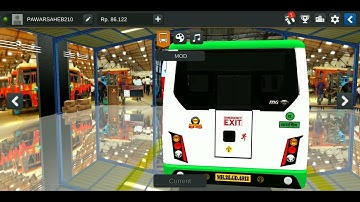 MSRTC EICHER BS6 HIRKANI BUS|BUSSID|BUS SIMULATOR INDONESIA