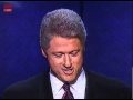 Bill Clinton giving his Election speech