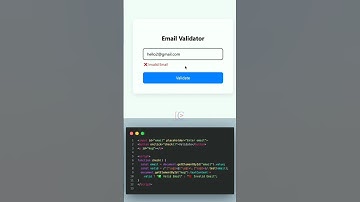 How to Work Email Validator  #coding #python #programming #htmltutorial #htmlfullcourse #css #html5