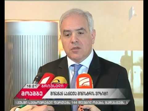 გიორგი მღებრიშვილი ევროკომისარ იოჰანეს ჰანს შეხვდა