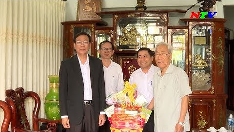 Đ/c Nguyễn Đức Thanh, UVTW Đảng, Bí thư Tỉnh ủy thăm, chúc Tết các đ/c nguyên Bí thư, Phó Bí thư TU