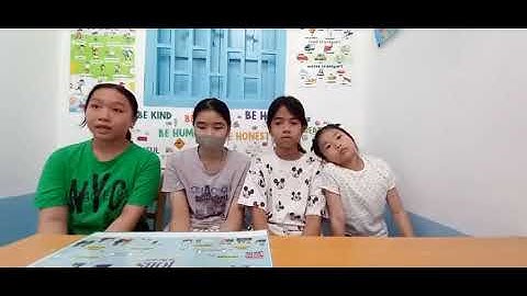 Tiếng Anh Giao Tiếp Phan Thiết: Amy, Tina, Mary and Melanin practice talking about Jobs