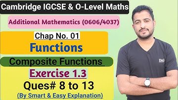 Add maths Exercise 1.3 Q8 to Q13 | Cambridge IGCSE(0606) | O-Level(4037) | Updated Edition Oxford