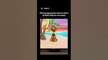 Wenn Programmierer ohne Grund all ihre Fähigkeiten zeigen wollen #Programmierer #Softwareentwickl...