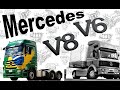 Motores V6 e V8 nos Caminhões Mercedes