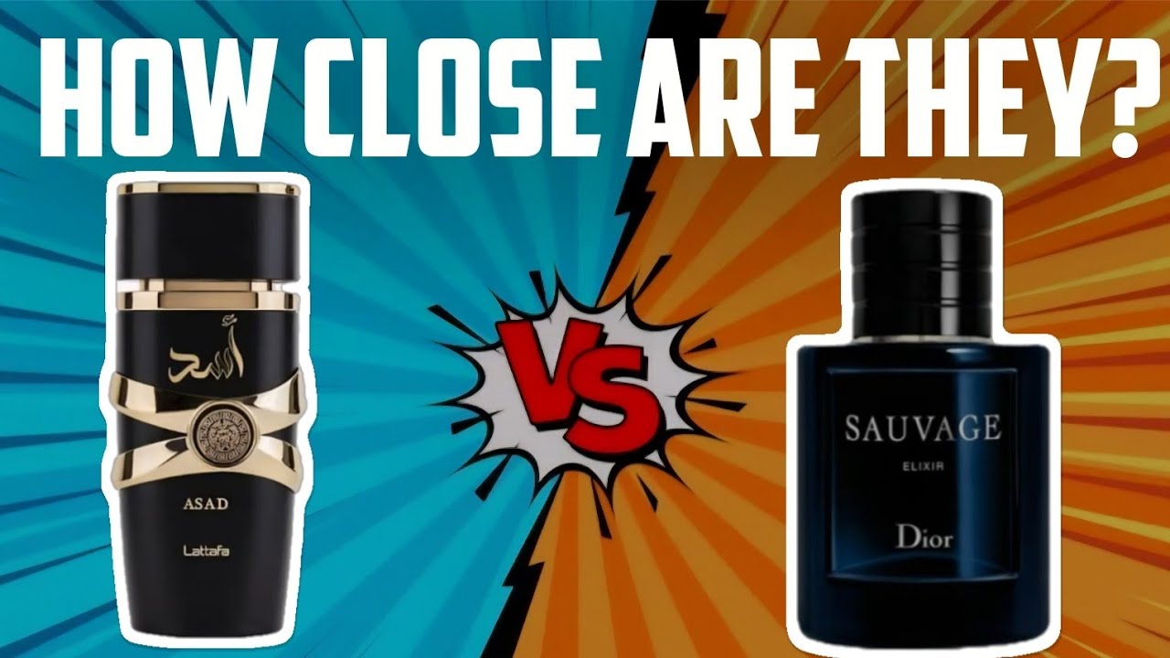 Сравнение Латтафы Асада и Dior Sauvage Elixir