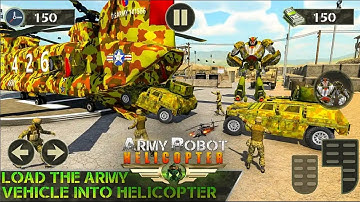 US Army Robot Transform Transportation: Tank Truck Transport Game - Android Gameplay
