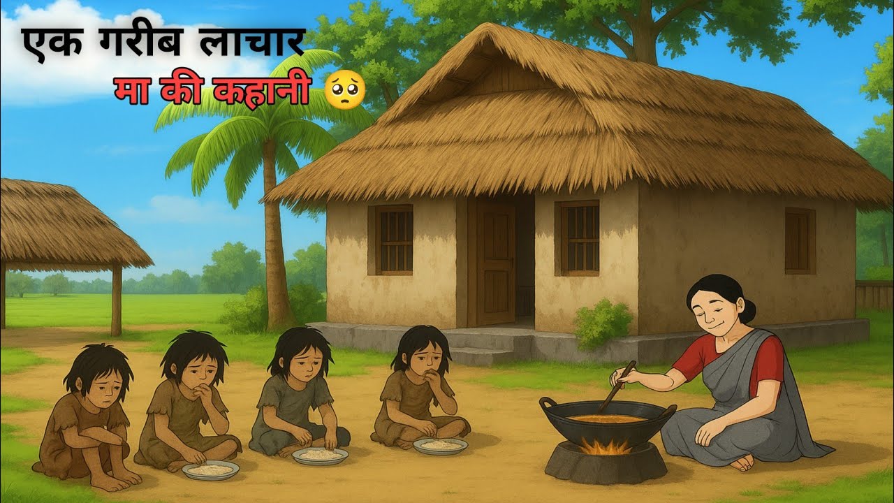 एक गरीब मां की दुख भरी कहानी | Hindi stories | Moral Story | Cartoon