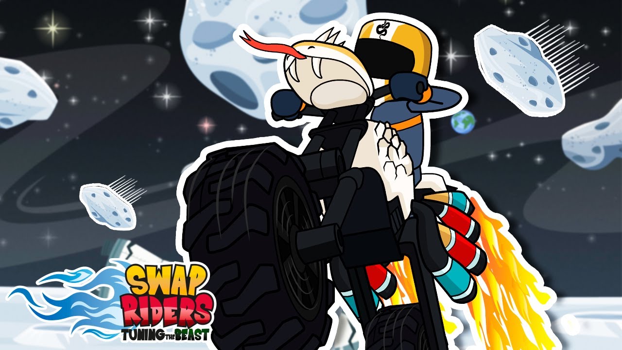 SWAP RIDERS 🌕🚀 CORSE SPECIALI SULLA LUNA! 👽🌑 CARTONI ANIMATI IN ITALIANO 🌍