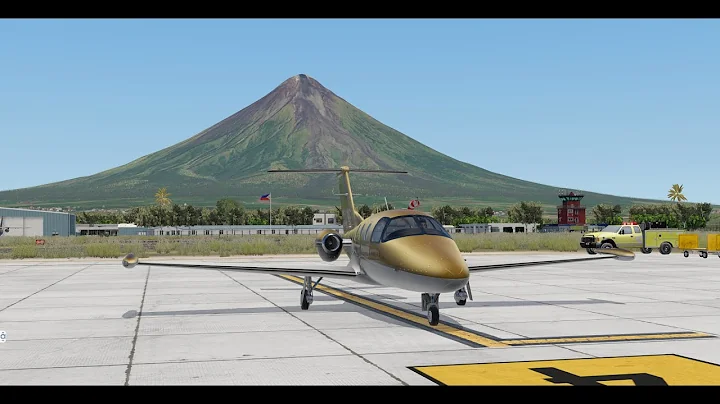 Private Jet Arrival and Approach to Legazpi