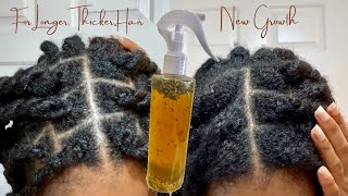 HERBAL TEA FOR HAIR GROWTH | DRINK & RINSE YOUR WAY TO LONGER, THICKER NATURAL HAIR