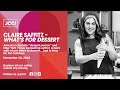 Claire Saffitz - What&#39;s For Dessert? | JCCSF