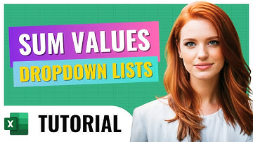How to Sum Values Based on Selection of Dropdown List in Excel