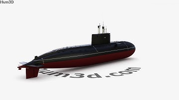 Kilo-class submarine 3D model by 3DModels.org