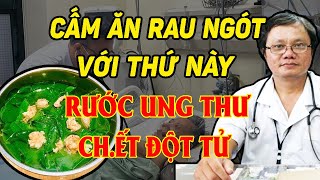 Bác Sĩ Cảnh Báo: Cấm Ăn RAU NGÓT Với Thứ NÀY Kẻo S.inh B.ệnh U.ng Th.ư Thọ Non?| THTS