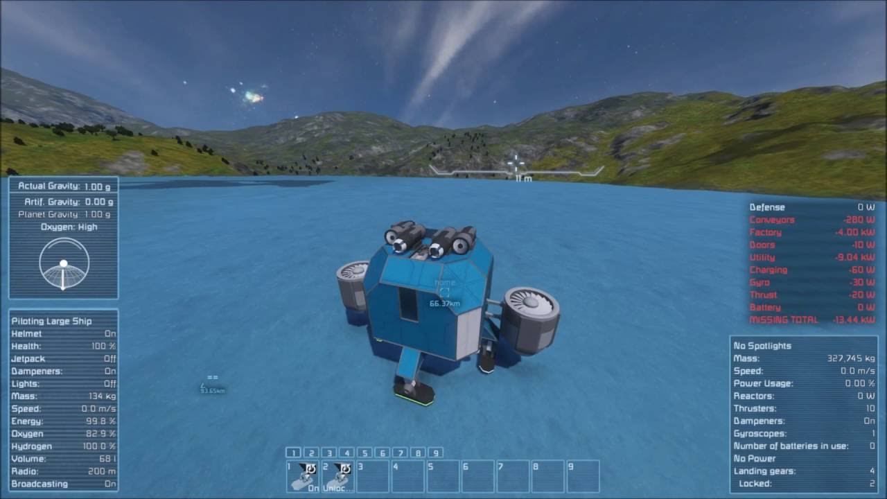 space engineers Planet landing and first day guide. - YouTube