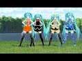 【MMD】Tdaシスターズ デフォ服改変モデル更新告知 その3