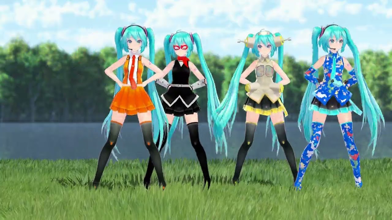 【MMD】Tdaシスターズ デフォ服改変モデル更新告知 その3