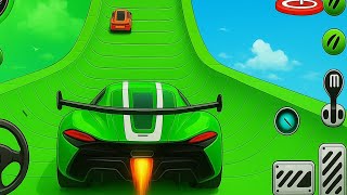 Mega Ramp Monster Car Racing 3D - Extreme Car Stunts - Android Gameplay screenshot 2