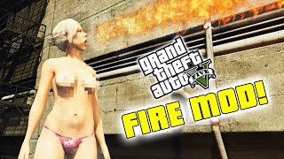 GTA 5 Mods - FIRE BREATHING MOD - (GTA V PC - Fun With Mods)