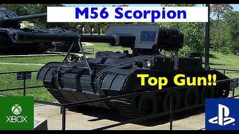World of tanks Console XBOX/PS4 M56 Scorpion, Live Oaks. Top Gun