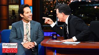 Stephen Colbert Helps Unveil People’s Sexiest Man Alive For 2021 Paul Rudd | THR News