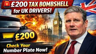 🚨 £200 Tax Bombshell for UK Drivers – Check Your Number Plate Now