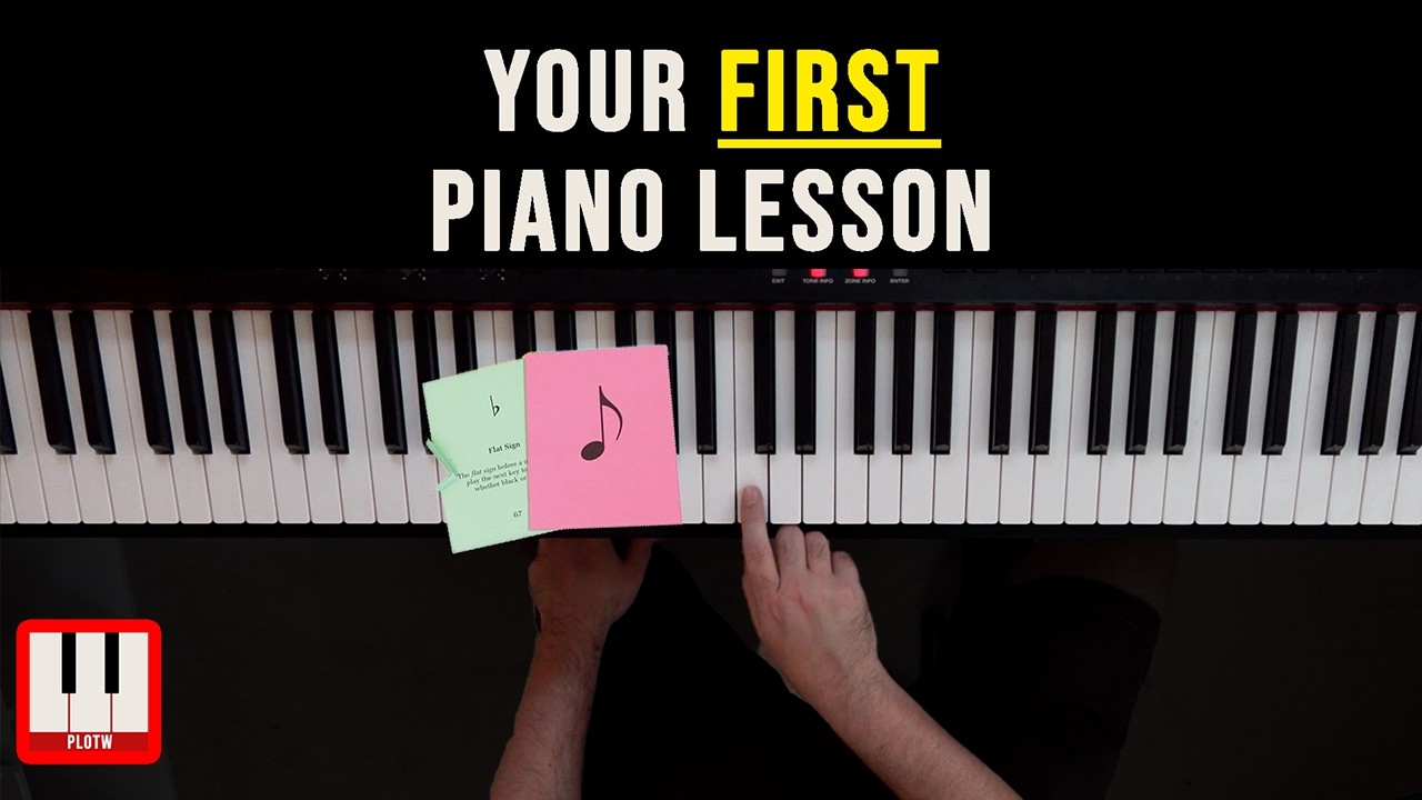Your First Piano Lesson - How to Play Basics