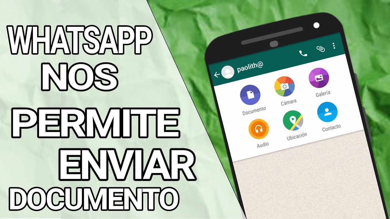 Actualización de WhatsApp permitiría enviar documentos