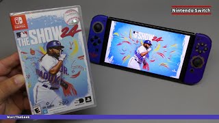 MLB The Show 24 Unboxing & gameplay on Nintendo Switch