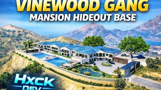 Vinewood Luxury Large Gang Mansion Hideout Base Fivem Mlo Interior & Exterior Fivem Gta5
