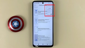 Floating Window mode replaces split screen on Xiaomi Redmi 10 Android 12