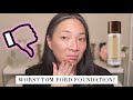 TOM FORD - NEW Traceless Soft Matte Foundation Wear Test and Review