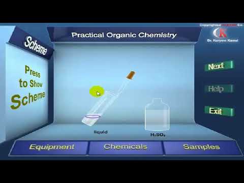 Interactive Virtual Lab Of Organic Chemistry Youtube