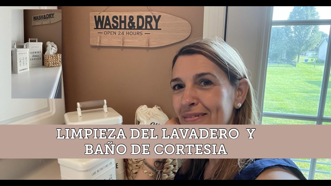 LIMPIEZA DEL LAVADERO Y BAÑO DE CORTESIA #my_essential_style #limpieza #organizacion