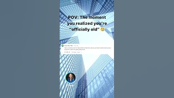 The moment you realized you