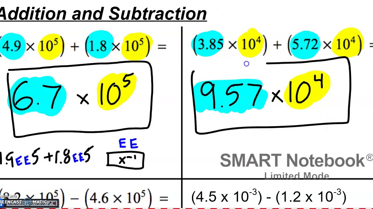 how-to-add-and-subtract-in-scientific-notation-youtube