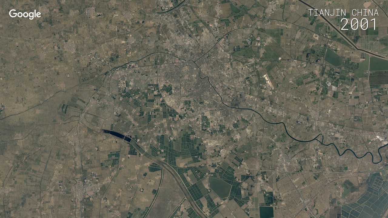 Google Timelapse: Tianjin, China