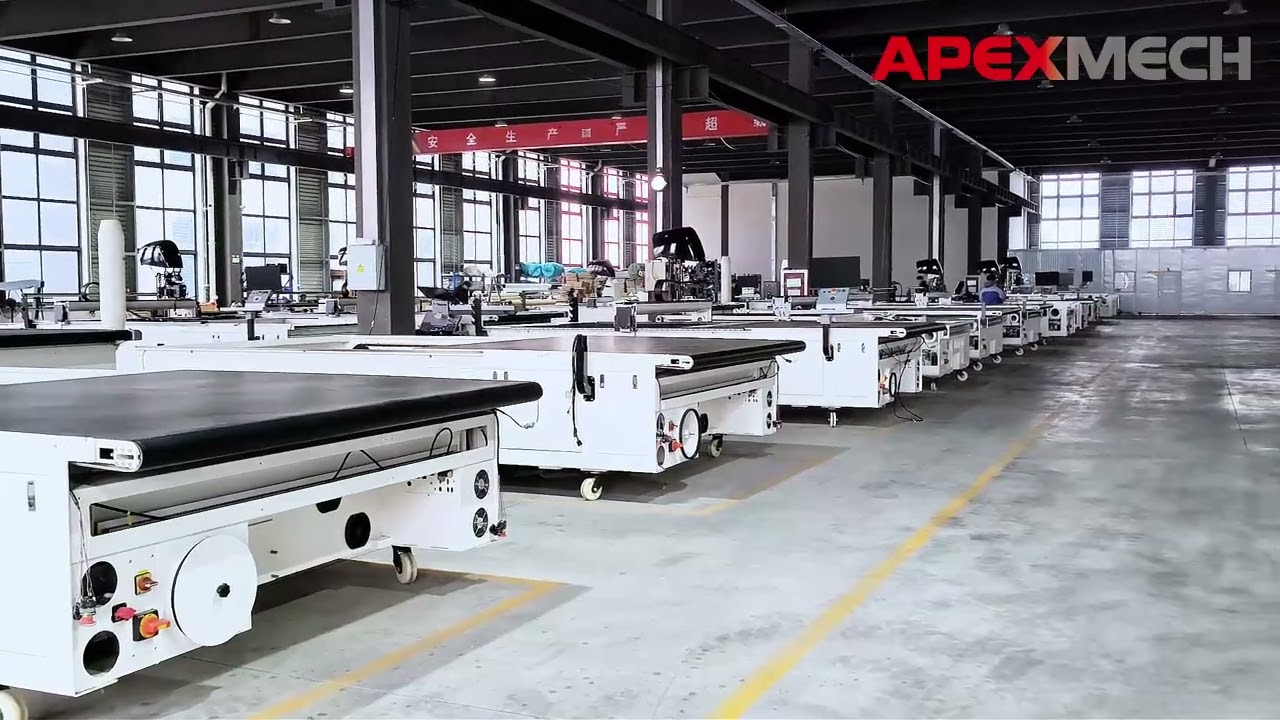 Watch powerful auto cutting handle multilayer fabrics with speed, stability