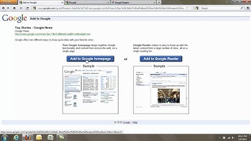 Adding RSS Feeds to iGoogle and Google Reader