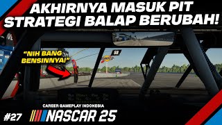 AKHIRNYA BISA NAMPILIN PITSTOP + RACE DI TANAH KERAMAT!🤯- NASCAR 25 Career 27 (PC) Indonesia