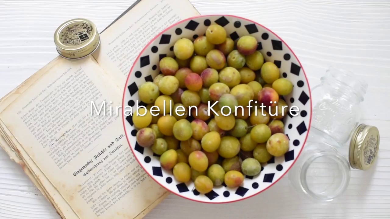 Hausgemachte Mirabellen Konfitüre