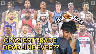 NBA ASMR - Insane 2025 Trade Deadline Recap