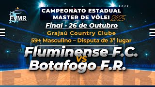 🏐 AO VIVO | 59+ Masculino – Fluminense F.C. X Botafogo F.R. | Disputa de 3º Luga