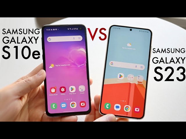 Samsung Galaxy S23 Vs Samsung Galaxy S10e! (Comparison) (Review)