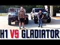 Hummer H1 VS Jeep Gladiator